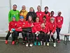 Her er noen av spillerne som har vært med ta Rørviks J13-lag til kretsmesterskap.