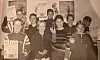 Unge fotballspillere Kai Frode Westvik (bak fra venstre), Anders Lysø, Odd Robert Westvik, Einar Valø og Andreas Emilsen. Foran Thomas Christopher Franklin, Ingvill Eriksen, Marita Kristiansen og Marit Melbye.