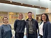 Fra Venstre May-Iren Arnøy fra Nærøysund Ap, førstekandidat Bente Estil, andrekandidat Vebjørn Gorseth og Rektor Unni Berit Finne