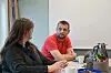 Heidi Rønning og Fredrik Østvang Duna er klare for å sette Rødt Nærøysund sitt avtrykk i politiske debatter fremover.