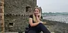 Marthe Laugen Rauø ved Blackness castle.