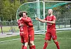 Anders Morken ga Rørvik en 1-2 ledelse i lørdagens kamp mot Charlottenlund. Her fra en tidligere kamp med Olav Fausa Og Erik Skeie.
