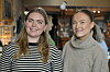 Anna Aspelund Klevstrand (til venstre) og Julie Larsen fra Rørvik er begge studenter ved NTNU.