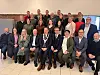 Kommunestyret i Nærøysund 2023-2027. Stein Bakken fra Frp var ikke til stede da bildet ble tatt.
