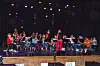 Kolvereid hornmusikklag finner stadig på nye sprell. Bildet er fra 80-tallskonserten tidligere i år.