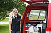 Sandra Beate Dalen (23) er snart ferdig utdannet veterinær. I sommer har hun jobbet hjemme i ytterdistriktet.