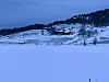 Ulykken skjedde ved Horvereid-vatnet. Det dannet seg lange køer mens bergingsarbeidet pågikk.
