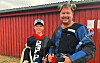 Lorents Johansen og sønnen Lucas deltok i Steinkjer Grand Prix.