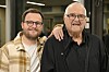 Adrian Jørgensen sammen med bestefaren Magne Vollan, bedre kjent som «Gubben».