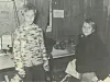Jostein og Svein Ove Valan hadde valgt seg meking som emne under utstillingen.